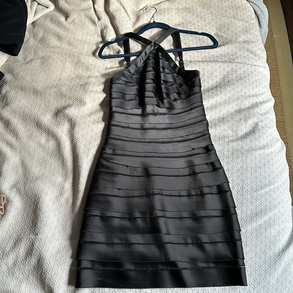 BCBG Black Halter Dress